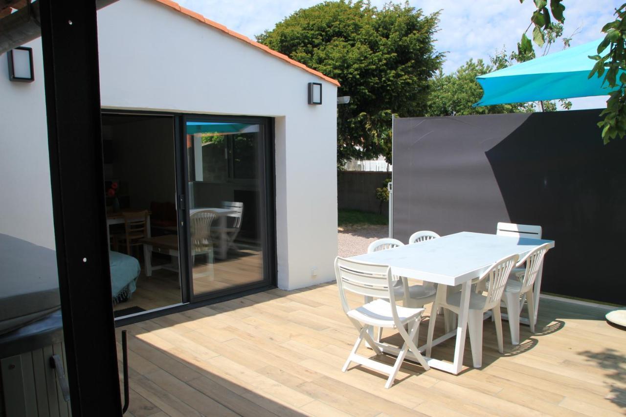 Maison Ti Havre avec jacuzzi privé dans village de pêcheurs à Brem sur mer ! Extérieur photo